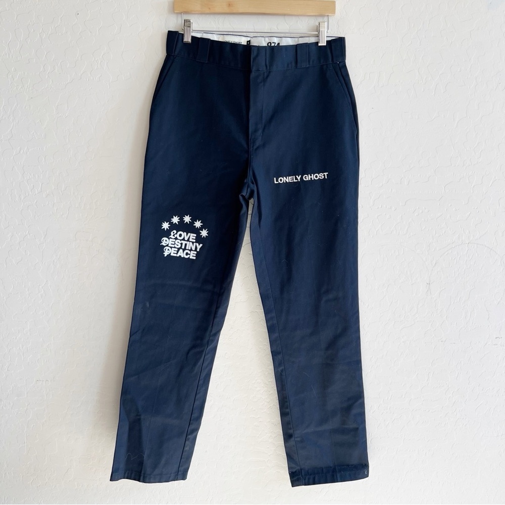 Lonely Ghost x Dickies Dark Blue Work Pants